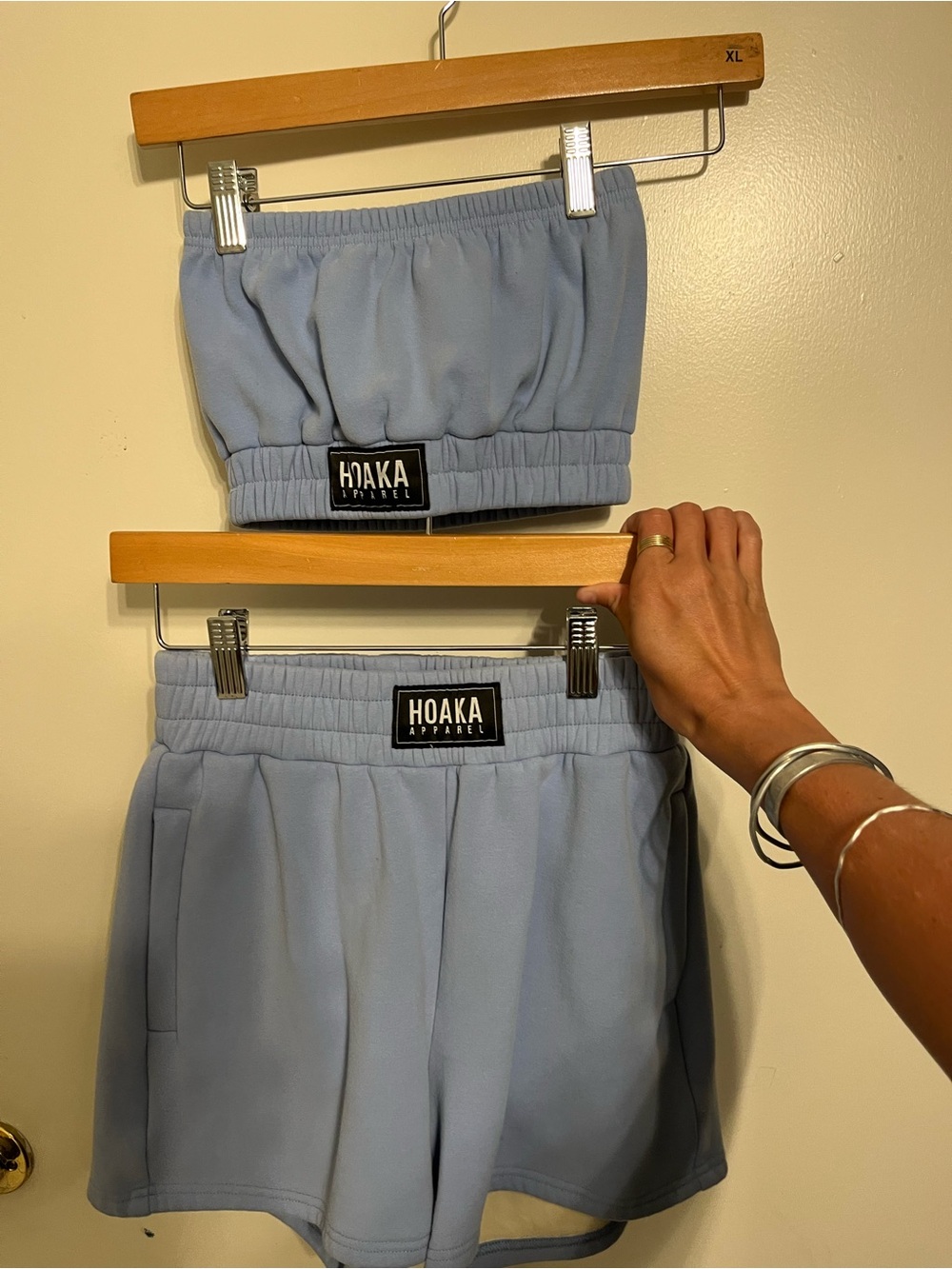 Hoaka Apparel Light Blue Crop Top - Women's Stretch Tube Tank